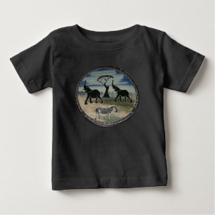 Camiseta De Bebé África Kenia Hermosa Vida Silvestre Elegante