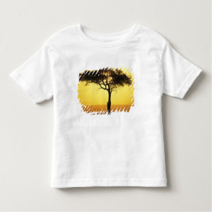 Camiseta De Bebé África, Kenia, la Reserva de Caza Masai Mara, Risi