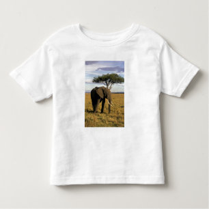 Camiseta De Bebé África, Kenia, Masai Mara. Un elefante en el
