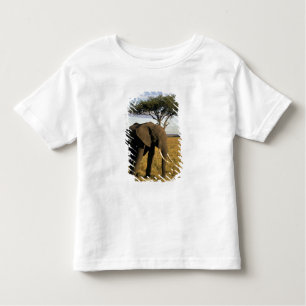 Camiseta De Bebé África, Kenia, Masai Mara. Un elefante en el