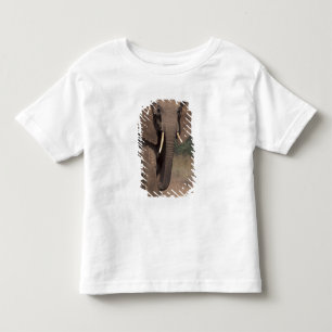 Camiseta De Bebé África, Kenia, Nanyuki, Mpala. Elefante africano.