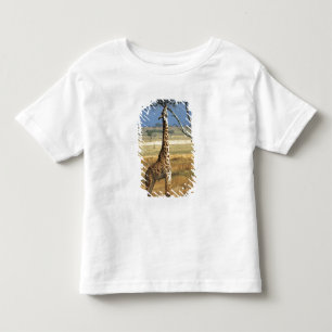 Camiseta De Bebé África, Kenia, Parque Nacional Amboseli. Una jiraf