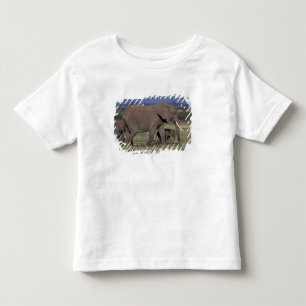 Camiseta De Bebé África, Kenia, Parque Nacional de Amboseli. Africa