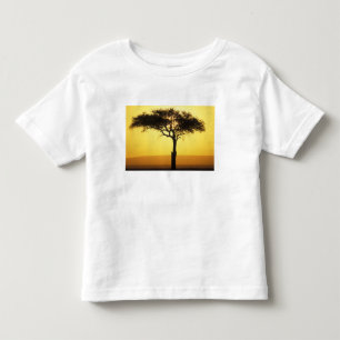 Camiseta De Bebé África, Kenia, Reserva de caza Masai Mara, Amanece