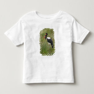 Camiseta De Bebé África. Tanzania. Cigüeña Silla de Montar macho