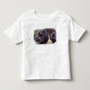 Camiseta De Bebé África, Tanzania, Gombe NP hembra infantil