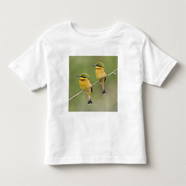 Camiseta De Bebé África. Tanzania. Pequeños comedores de abejas en  (Anverso)