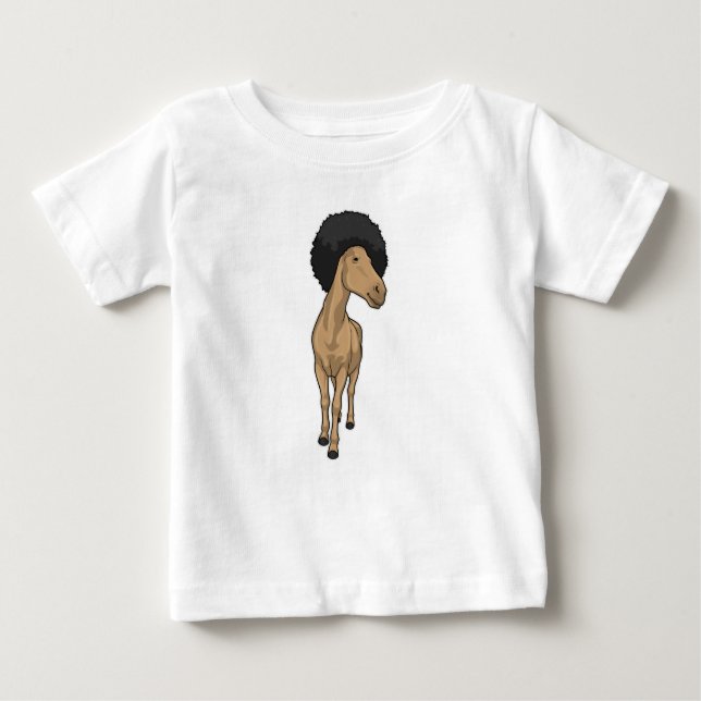 Camiseta De Bebé Afro de caballo (Anverso)