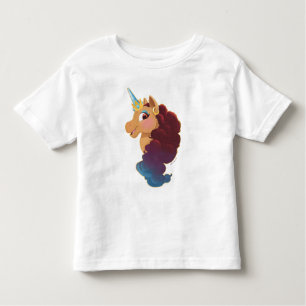 Camiseta De Bebé Afro Unicornio   Divino el Unicornio