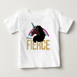 Camiseta De Bebé Afro Unicornio   Mágico - Siempre feroz