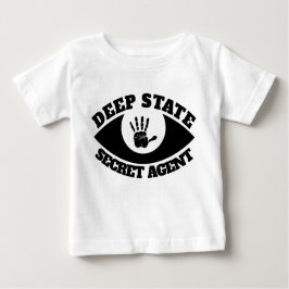 Camiseta De Bebé Agente de secreto de estado profundo divertido