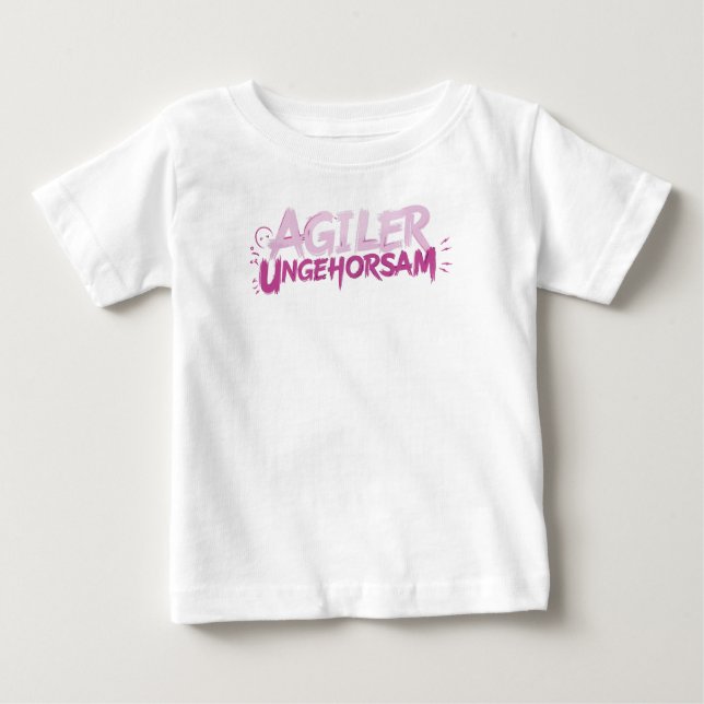 Camiseta De Bebé Agiler Ungehorsam (Anverso)