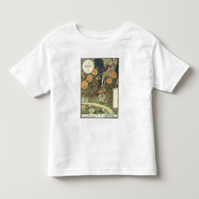 Camiseta De Bebé Agosto (Anverso)