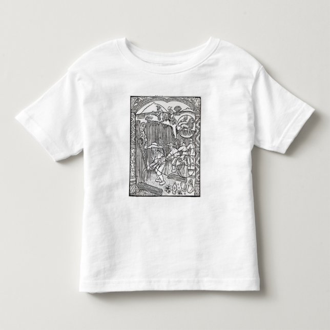 Camiseta De Bebé Agosto, del calendario de un pastor (Anverso)