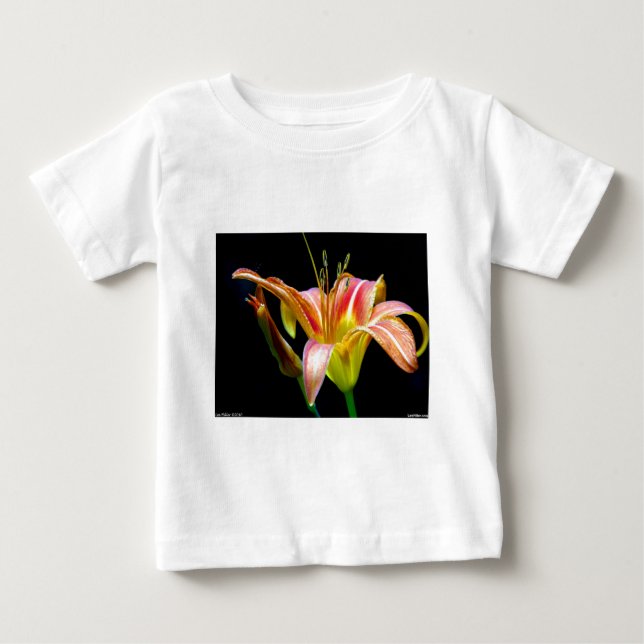 Camiseta De Bebé Agradable Tawny Daylily II Aparatos y Regalos (Anverso)