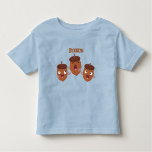 Camiseta De Bebé Agradables bellotas cantando personalizado para lo