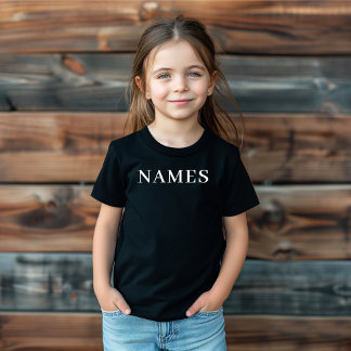Camiseta De Bebé Agrega tu nombre