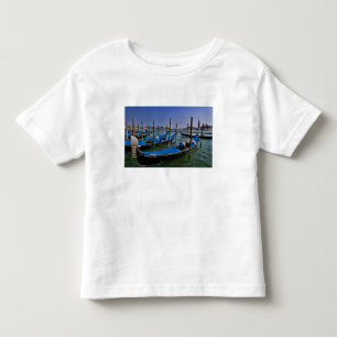 Camiseta De Bebé Agua del Gran Canal con góndolas alineadas