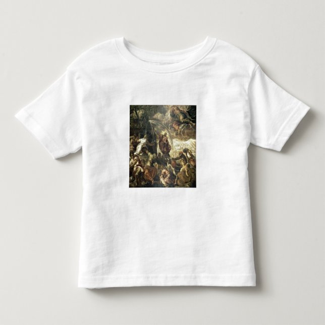 Camiseta De Bebé Agua llamativa de la roca, 1575 de Moses (Anverso)