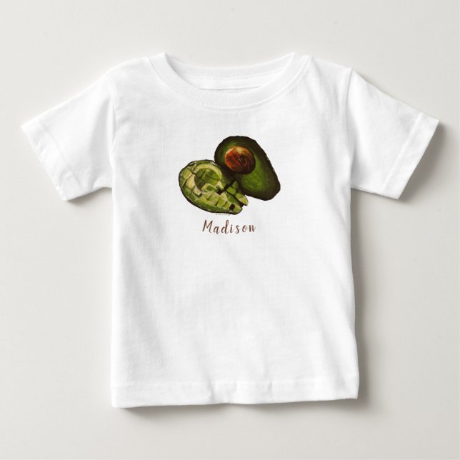 Camiseta De Bebé Aguacate Baby T-Shirt (Anverso)
