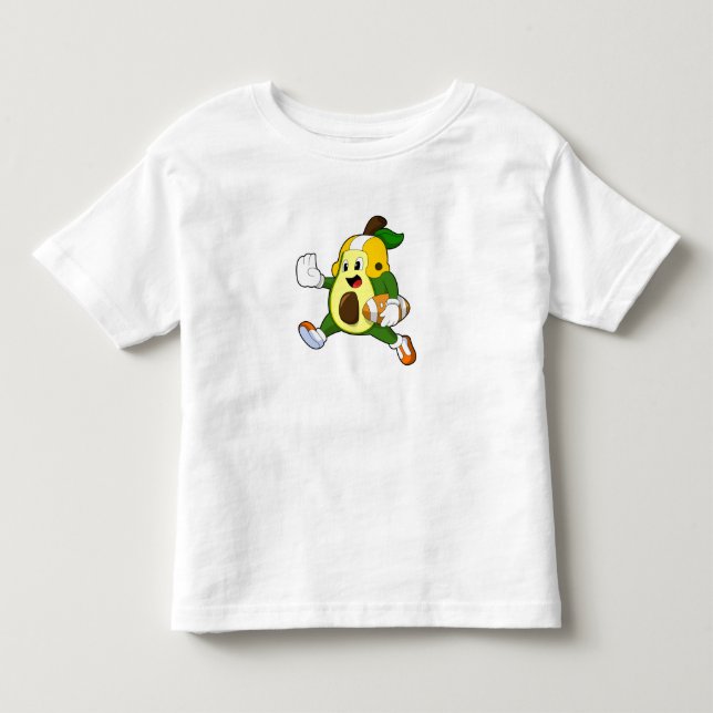 Camiseta De Bebé Aguacate en deportes de fútbol (Anverso)