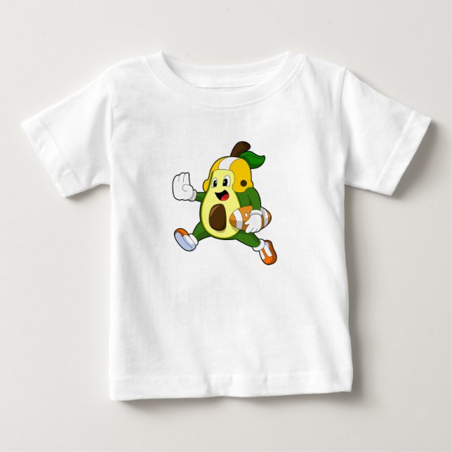 Camiseta De Bebé Aguacate en deportes de fútbol (Anverso)