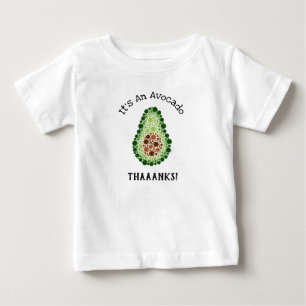 Camiseta De Bebé Aguacate en Puntos