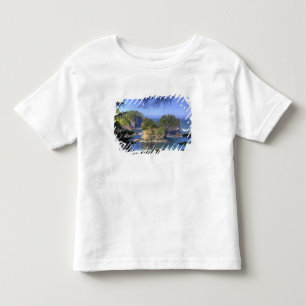 Camiseta De Bebé Aguas marinas, tierras tribales de la nación Maka