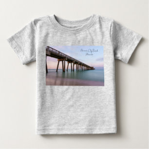 Camiseta De Bebé Aguas Vidriosas En La Playa De Panama City Camiset