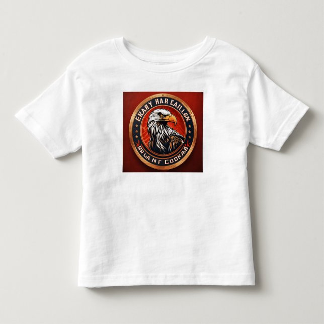 Camiseta De Bebé Aguila Americana (Anverso)