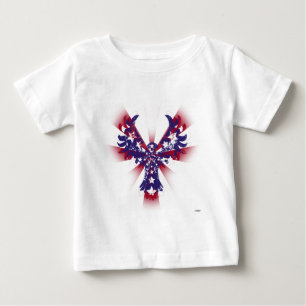 Camiseta De Bebé Águila Americana Estrellas y Franjas