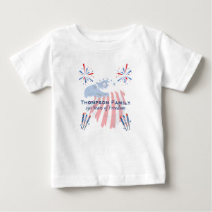 Camiseta De Bebé Águila calva patriótica América 250º 4 de julio