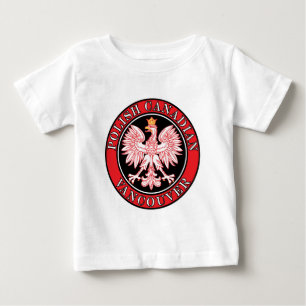 Camiseta De Bebé Águila canadiense polaca de Vancouver