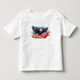 Camiseta De Bebé Águila del 4 de Julio – Diseño de Arte Patriótico