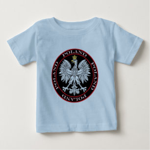 Camiseta De Bebé Águila redonda polaca