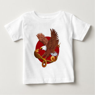 Camiseta De Bebé Águila y serpiente