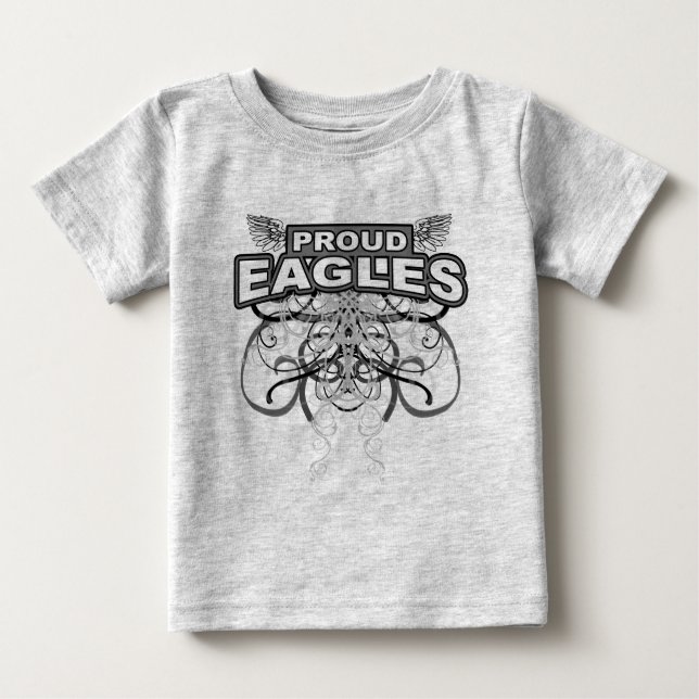 Camiseta De Bebé Águilas Orgullosas (Anverso)