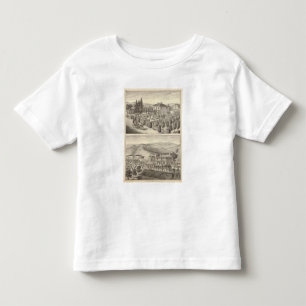 Camiseta De Bebé Aguja, residencias de Finigan, granjas