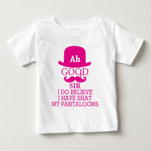 Camiseta De Bebé Ah, buen señor, creo que me he cagado los pantalon