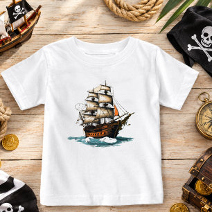 Camiseta De Bebé ¡Ah del barco! Cumpleaños número 8 del Barco Pirat