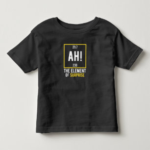 Camiseta De Bebé Ah el elemento de la sorpresa