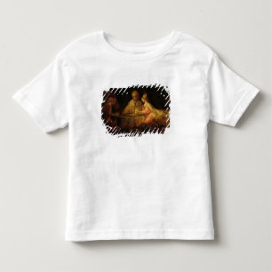 Camiseta De Bebé Ahasuerus, Haman y Esther, c.1660