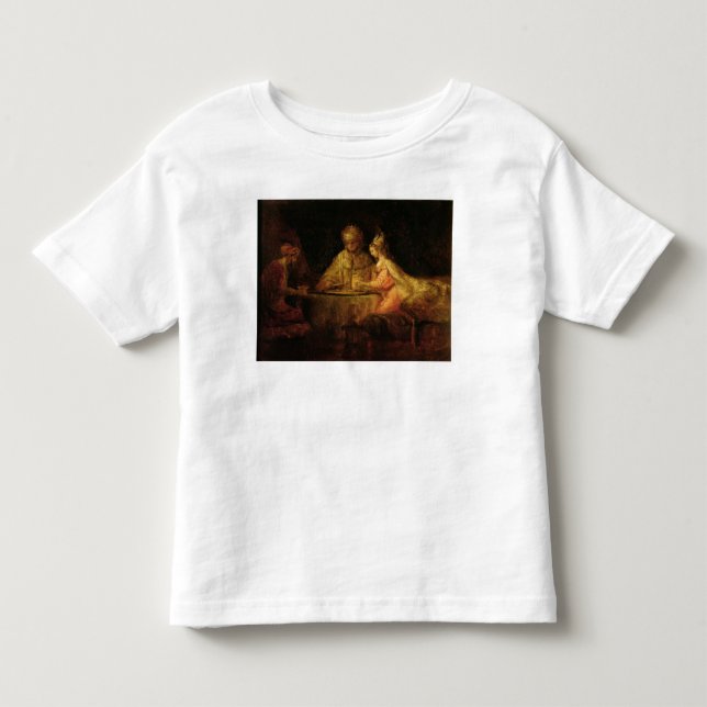Camiseta De Bebé Ahasuerus, Haman y Esther, c.1660 (Anverso)