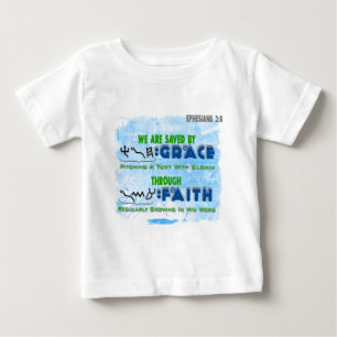 Camiseta De Bebé Ahorrado por la tolerancia con la fe