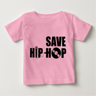 Camiseta De Bebé Ahorre el hip-hop