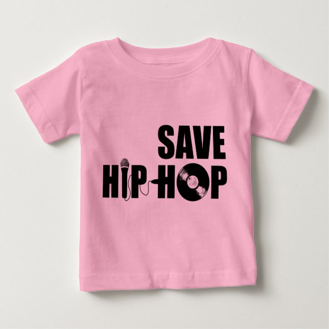 Camiseta De Bebé Ahorre el hip-hop (Anverso)