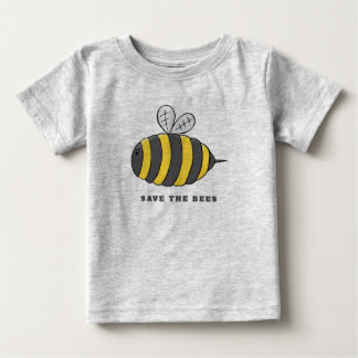 Camiseta De Bebé Ahorre las abejas