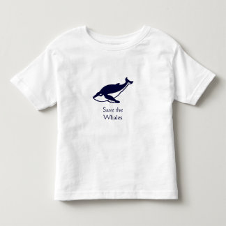 Camiseta De Bebé Ahorre las ballenas