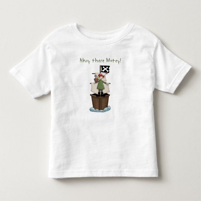 Camiseta De Bebé ¡Ahoy Matey! (Anverso)