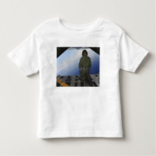Camiseta De Bebé Airman observa las aguas del Golfo de México